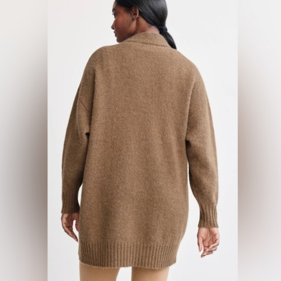 JENNI KAYNE COTTAGE VNECK ALPACA WOOL CARDIGAN - Picture 2 of 7